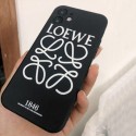 ブランド ロエベ 黒色Galaxy S21/S21+/S21Ultra/s20/s20+/s20ultraスマホケース マット感 滑り止め loewe 経典モノグラム ギャラクシーnote20/note20ultra/note10/note10+フルカバー 耐衝撃 ファッション 男女通用 galaxy A52/A32/s10ケース 高品質 シンプル風