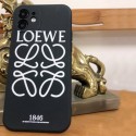 ブランド ロエベ 黒色Galaxy S21/S21+/S21Ultra/s20/s20+/s20ultraスマホケース マット感 滑り止め loewe 経典モノグラム ギャラクシーnote20/note20ultra/note10/note10+フルカバー 耐衝撃 ファッション 男女通用 galaxy A52/A32/s10ケース 高品質 シンプル風