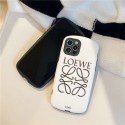 LOEWE アイフォン13pro max/13pro/13miniケース ブランド 曲線デザイン 耐衝撃 キズ防止 ロエベ iPhone12pro max/12pro/12mini/12カバー レンズ庇護 経典モノグラム柄 高級感 iphone11pro max/11pro/11ソフトケース 美しい 男女兼用 ペア