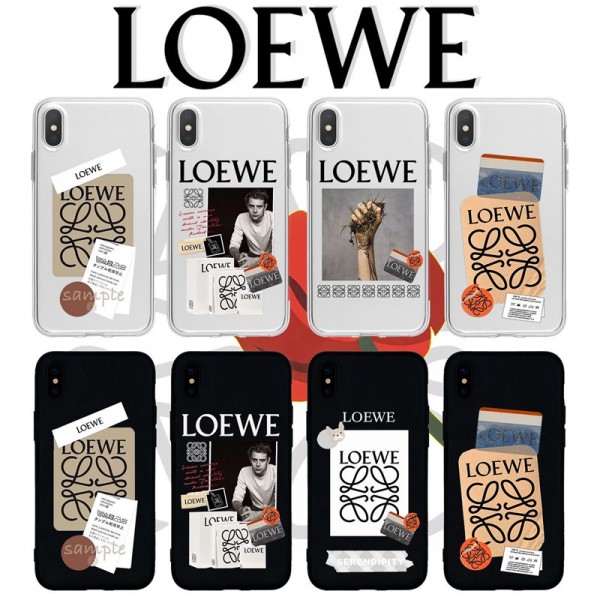 LOEWE アイフォン13pro max/13pro/13mini/13ケースブランド 透明カバー 個性タグ付き ロエベ iPhone12pro/12pro max/12mini/12カバーシリコン耐衝撃 ロゴ入れ 高品質 iphone11pro max/11pro/11ソフトケースマット調 滑り止め メンズ レディース