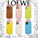 ロエベ iPhone14/13proスマホケース 純正レザー LOEWE アイフォン13pro maxカバー ロングストラップ付 ブランド iphone12/12proケース 耐久性 IPHONE11pro max/11カバー 放熱性抜群 フィット 簡約 メンズ レディース