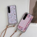 ハイブランド ルイヴィトン ソニー XPERIA 5iii/10iii/1iiiスマホカバー 取り外しストラップ付き lv コラボ Mark Two（マークツー）エクスペリア5II/1II/1斜め掛けケース 可愛い柄 大人気 Xperia xz1/xzpソフトケース 耐衝撃 レディース