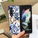 ハイブランド Dior 折り畳み式 galaxy z fold3スマホケース 使用スムーズ ディオール ギャラクシーｗ22革カバー 耐衝撃 フェット GALAXY Z Fold3/W22ケース 復古スタイル キレイ 花柄 ファッション 激安