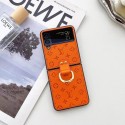 ブランド louis Vuitton samsung z flip4携帯ケース 高級感 ルイヴィトン GALAXY Z FLIP3カバー 上質レザー 耐衝撃 Galaxy Z Flip4スマホケース 滑り止め 型押し柄 ギャラクシー z flip3ケース 軽量 スリム 男女兼用