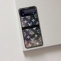 ブランド ルイヴィトン 星空の柄 Galaxy z flip4スマホケース 美しい Louis Vuitton ギャラクシーZ FLIP3スマホカバー 耐衝撃 Samsung Z Flip3ケース かわいい キラキラ 軽量 通気性 レディース 男性