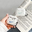 スポーツブランド ナイキ 創意設計 AIRPODS 3 ソフトケース耐衝撃 おしゃれカッティング面 nike エアーポッズ1/2保護カバーファッション 紛失防止 airpodsproケース携帯便利 流行り 人気 メンズ レディース 