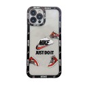 潮流ブランド ナイキ iPhone13pro max/13pro/13スマホケース 透明デザイン 個性スニーカー柄 nike アイフォン12pro/12pro max/12フルカバー 耐衝撃 レンズ保護 iphone11pro max/11pro/11ケース 高品質 ファッション  男の子 レディース