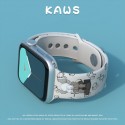 ナイキ ブランド 16色 iwatch ベルト ソフト 通気 防汗 kaws アップルウォッチ 運動バンド オシャレ 人気 apple watch ストラップ 耐衝撃 メンズ レディース