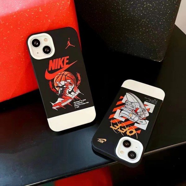 ナイキ iPhone13pro max/14スマホケース 落下保護 nike ブランド アイフォン13pro/13カバー 個性スタイル iphone12/12Pro maxケース 滑り止めマット感 IPHONE11pro max/11カバー ブラック 男女兼用