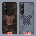 ブランド KAWS エクスペリア 1III/5IIIカバーケース落下保護 オシャレ クマ柄 男女兼用 カウズ風 xperia 10iii革ケース 耐久性 カッコイイ 高品質 流行り ファッション メンズ レディース