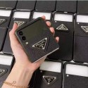 ブランドプラダGalaxy z fold3/zflip3折り畳み式ケース 落下保護 PRADA ギャラクシーz flip/zfold保護カバー 簡約スタイル 高級感 GALAXY Z Fold3ケース 耐久性 軽量 オシャレ 大人気 メンズ レディース