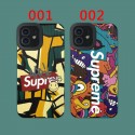 Supreme アイフォン13pro/13pro max/13ケース ブランド 個性 漫画プリント柄 シュプリーム IPHONE12/12pro/12pro maxスマホカバー 滑り止め レンズ保護 iphone11pro max/11pro/11スマホケース 人気 オシャレ 男女ペア揃い