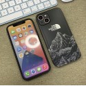 潮流 ブランド ザノースフェイス IPHONE13pro max/13pro/13スマホケース メッキプリント雪山柄 色落ちしない the north face アイフォン12pro/12pro max/12カバー 耐衝撃 スクリーン レンズ庇護 iphone11pro max/11pro/11ソフトケース 創意デザイン 持てる 男女 ペア