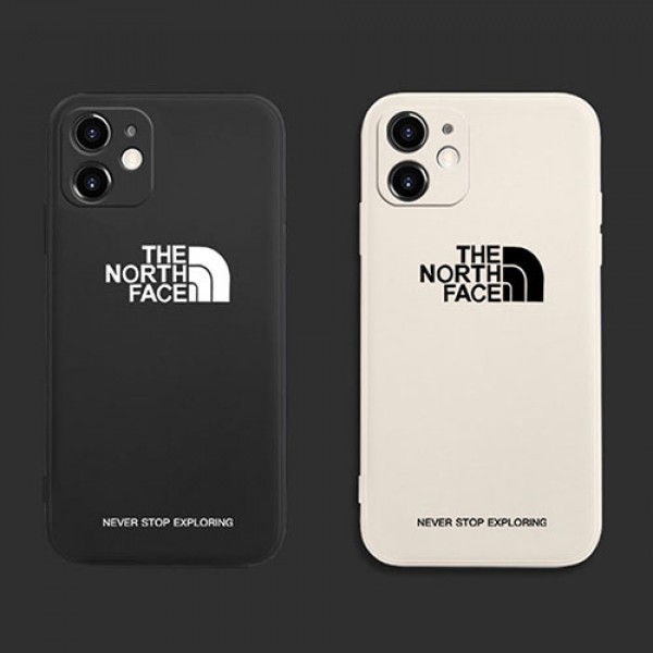 ザノースフェイス iPhone13pro max/13proスマホケース 個性 スタイリッシュ ブランド the north face アイフォン13mini/13ソフトカバー 衝撃吸収 傷防止 IPHONE12pro max/12pro/12mini/12ケース 黒白調 シンプル 流行り iphone11pro max/11pro/11カバー 激安 メンズ レディース