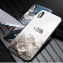 人気 ブランド ザノースフェイス IPHONE13pro max/13proスマホケース 強化ガラス the north face アイフォン13mini/13保護カバー 耐衝撃 フィット iPhone12pro max/12mini/12pro/12ケース 雪山柄 ファッション iphone11pro max/11pro/11カバー 個性 メンズ 流行り レディース