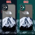 ファッション ブランド ザノースフェイス iphone13pro max/13pro/13スマホケース マット調 透明カバー 手触り良い the north face アイフォン12pro max/12pro/12カバー 衝撃吸収 レンズ保護 IPHONE11pro max/11pro/11ソフトケース オシャレ 雪山柄 メンズ 人気 レディース 流行り