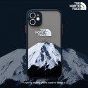 ファッション ブランド ザノースフェイス iphone13pro max/13pro/13スマホケース マット調 透明カバー 手触り良い the north face アイフォン12pro max/12pro/12カバー 衝撃吸収 レンズ保護 IPHONE11pro max/11pro/11ソフトケース オシャレ 雪山柄 メンズ 人気 レディース 流行り