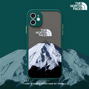 ファッション ブランド ザノースフェイス iphone13pro max/13pro/13スマホケース マット調 透明カバー 手触り良い the north face アイフォン12pro max/12pro/12カバー 衝撃吸収 レンズ保護 IPHONE11pro max/11pro/11ソフトケース オシャレ 雪山柄 メンズ 人気 レディース 流行り