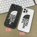 大人気 ブランド ザノースフェイス IPHONE13pro max/13pro/13スマホケース 個性 凹凸デザイン 滑り止め THE NORTH FACE アイフォン12pro/12pro max/12保護カバー 黒白調 シンプル 大ロゴ iphone11/11pro maxソフトケース 落下保護 キズ防止 メンズ レディース