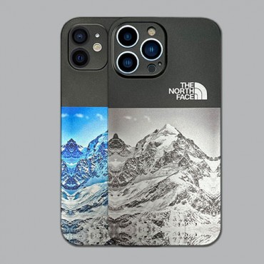 ブランド ザノースフェイスIPHONE13pro max/13pro/13スマホケース 個性 おしゃれ雪山柄 the north face アイフォン12pro/12pro max/12カバー メッキ加工 手入れ安い iphone11/11pro/11pro maxソフトケース 柔らかい 落下保護 メンズ レディース