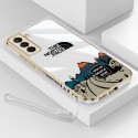ザノースフェイス Galaxy s21ultraスマホケース 耐衝撃 フレーム メッキ加工 the north face ギャラクシーs21+カバー 薄型 放熱性よい ブランド galaxy s21ケース 指紋防止 スタイリッシュ 上品