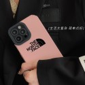 The North Face アイフォン14/13pro maxスマホカバー 個性 ザノースフェイスiPhone13pro/13ケース 四角保護レンズカバー アップル 12pro maxケース落下防止 IPHONE12Proケース シンプル iphone11pro max携帯ケース 高品質 レディース