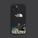 ファッション ブランド ザノースフェイス iPhone14maxケース 大人気 おしゃれ THE NORTH FACE アイフォン14pro max/14カバー 定番道路 プリント iphone13pro maxスマホケース シリコン 衝撃吸収 アップル13ケース 若者 スタイリッシュ 男性