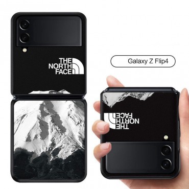 ハイブランド Samsung z flip4ケース The North Face 耐衝撃 ザノースフェイス Galaxy Z FLIP3スマホケース 人気雪山柄 ギャラクシー Z Flip 携帯カバー レンズ保護 galaxy z flip4ソフトケース 大人気 ファッション