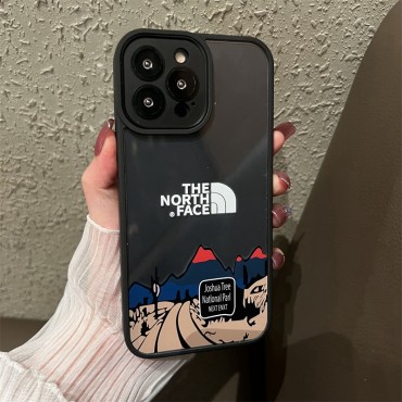 ザノースフェイスiPhone14Proケース 個性デザイン ブランドiPhone 14plus/14ケース the north face アイフォン14pro maxスマホケース 黒色クリア  TPU バンパー IPHONE13pro max/13pro/13カバー レンズ保護 すり傷防止 指紋防止 全面 耐衝撃 iPhone12pro/12ケース 大人気 ファッション メンズ