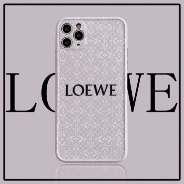 LOEWE ハイブランド iphone 12/12 pro/12 mini/12 pro max/11/11 pro/11 pro max/se2ケース モノグラム 可愛い ロエベ 四角保護 iPhone X/XS/XRケース アイフォンx/xs/xr/8/7カバー レディース