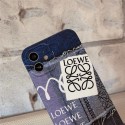 LOEWE ブランド デニム風 iphone 12/12 pro/12 mini/12 pro max/11/11 pro/11 pro max/se2ケース ロエベ タグ AirPods 1/2/3/pro収納ケース エアーポッズ プロ 女性向け 持ち運びやすい アイフォンx/xs/xr/8/7カバー レディーズ