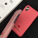 ミュウミュウ レザー風 iphone 12/11/11 pro/11 pro max/se2ケース ブランド MiuMiu かわいい 高弾性 ソフトケース MIUMIU 四角保護 耐衝撃 アイフォンx/xs/xr/8/7/6カバー 女性愛用 レディース