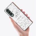 ブランド Dior ギャラクシーフォルダー3/フォルダー2フルカバー 清新の柄 かわいい ディオール GALAXY Z Fold3/Fold2革ケース耐久性 人気 男女兼用 galaxy ｗ21/ｗ20カバー 保護 スムーズ 軽量 オシャレ 激安 メンズ レディース