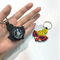 Hysteric Mini ブランドAirTagアクセサリー ヒステリックミニ GPSペット 金属リング カラビナ付き トラッカーケース HYSTERIC MINI エアタグカバー 可愛い ファインダーデバイス 落下防止 ソフトシリコン製 携帯便利 Airtagsキーファインダー  メンズ レディース