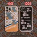  ブランドバーバリー iphone 13/12 pro/12 pro max/12 mini /12ケース ジャケット型 かわいい 熊柄 Burberryアイフォン11/11 pro/11 pro maxケース モノグラム レンズ 保護 iphone se2/xr/xs/x/xs maxケース おしゃれ 韓国スタイル 男女