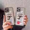 Chanel シャネル ブランド iphone 13/ 12 s/12 pro max/12ケース背面透明 デザイン アイフォン12 mini/11pro/11 pro max/11ケース タグ付き 個性柄 シンプルお洒落iphone xr/xs/x/xs maxケース ジャケット型 ユニーク レディース メンズ