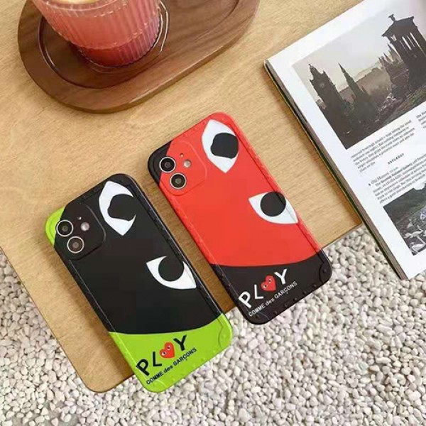 Cdg コムデギャルソン Iphone 13 12 Pro 12 Pro Maxケース ブランド ジャケット Comme Des Garcons Play 川久保玲 贅沢風 アイフォン12 12 Mini 12 6 7inchカバー 高品質 コピー 人気 レディーズ