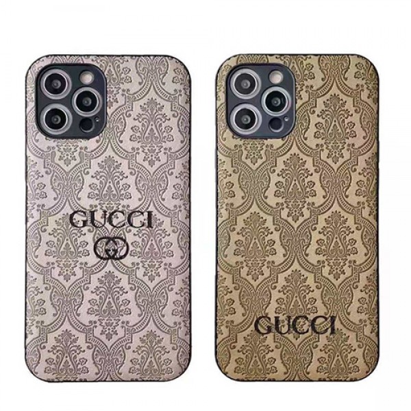 Gucciグッチブランドiphone 13/12 s/12 pro/12mini/12pro maxケース 浮彫柄 復古風 お洒落 アイフォン11/11 pro/11 pro max スマホケースモノグラム 贅沢 レディース美しいiphone xr/xs/x/xs maxケース ジャケット型 高級 大人気 かわいい