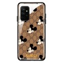 ブランドグッチ＆ミッキー 限定ケース Galaxy A52 ガラスケースお洒落 Gucci galaxy A72 フルカバー 耐衝撃 ジャケット型 カップル愛用 ミッキー柄 かわいい ギャラクシーA52ケース 綺麗 シンプル型 レディース メンズ