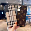 BURBERRY LV ブランド galaxy s21/s21+/s21 ultraケース 可愛い ルイヴィトン バーバリー ブランド 激安 韓国風 レザー ヒット防止 TPU ギャラクシー S21/S21 Plus/S21 Ultraカバー 芸能人愛用 メンズ レディース