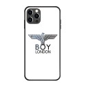 ボーイ iphone 12 mini/12 pro max/11 pro max/se2ケース 背面硝子 ブランド 鷲 米字プリント Boy Londonきらきら ストリート モノグラム シリコン アイフォン12/12 pro/11/11 pro/x/xs/xr/8/7/6カバー メンズ レディース