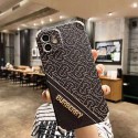 バーバリー iphone 12 mini/12 pro max/11 pro max/se2ケース ブランド 可愛い モノグラム BURBERRY シンプル 刺繍柄 ジャケット型 四角保護 立体 アイフォン12/12 pro/11/11 pro/x/xs/xr/8/7カバー レディース