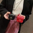 シャネル ブランド iphone12 mini/12 pro max/11ケース かわいい CHANEL ステッチ カード収納 Air pods 1/2/3/pro収納ケース 贅沢風 レザー製 ストラップ付き 芸能人愛用 iphone 12/11/x/8/7カバー ジャケット型 菱形 エアーポッズ プロ 紛失防止 耐衝撃 激安  携帯便利 ファッション レディース