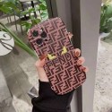 フェンディ ブランド iphone 12 mini/12 pro max/11 pro max/se2ケース オシャレ モノグラム 小悪魔の目 FENDI  アイフォン12/12 pro/11/11 pro/x/xs/xr/8/7カバー 個性ロゴ 四角保護 レディース