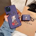 カウズ ブランド iphone 12/12 pro/12 mini/12 pro maxケース 個性 スーツケース型 KAWS ぬいぐるみ柄 エアーポッズ プロ オシャレ Airpods1/2/3/Pro 人気 iphone11/11pro/11pro maxケース 耐衝撃 アイフォンx/xs/xr/8/7カバー 保護 レディース