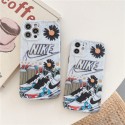 ナイキ ブランド iphone 12mini/12pro max/11 pro maxケース 可愛い ジャケット型 菊 スニーカー柄 Nike モノグラム ins風 シンプル アイフォン12/12 pro/11/11 pro/x/xs/xr/8/7カバー レディース