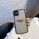 バレンシアガ iphone 12 pro/12 mini/12 pro max/11 pro/11 pro maxケース ブランド クリアケース モノグラム balenciaga シンプル ソフト 衝撃吸收 シリコン アイフォン12/11/x/xs/xr/8/7/se2カバー メンズ レディース