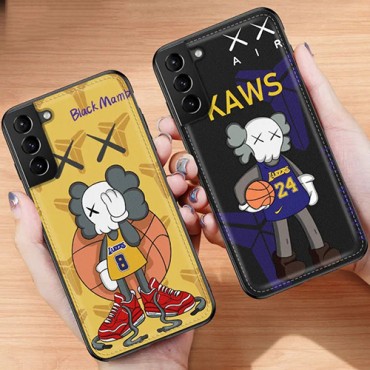 KAWS ブランド iphone 12 pro/12 pro max/12 mini/11 pro/11 pro max/se2ケース 個性 レザー製 カウズ 運動風 ジョーダン Galaxy S21/S21+/S21 ultra/s20/s20+/s20 ultra/s10/Note20 コンビネーション kobe ブラックマンバ iPhone 12/11ケース シリコンケース 四角ヒット防止  耐衝撃 アイフォンX/XS/XR/XS MAX/8/7/6カバー メンズ レディーズ