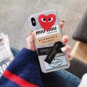 MiuMiu ブランド iphone 12 pro/12 mini/12 pro maxケース ミュウミュウ Burberry モノグラム CDG 心柄 LV クリアケース iPhone 11 pro/11 pro max/SE2スマホケース Prada ジャケット型 D&G 芸能人愛用 四角保護 アイフォン12/11//x/xs/xr/8/7/6カバー レディース