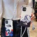 ザ.ノース.フェイス ブランド シュプリーム Galaxy s21/s20/s10/note20/note10ケース お洒落 Supreme 雪山柄 iphone 12 pro/12 pro max/12 mini/11pro/11 pro maxケース The North Face イエローストーン国立公園 レザー 四角保護 モノグラム 斜め掛け アイフォンse2/x/xr/xs/8/7/6カバー メンズ レディース